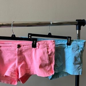 Low rise super cute shorts, 2 pack.